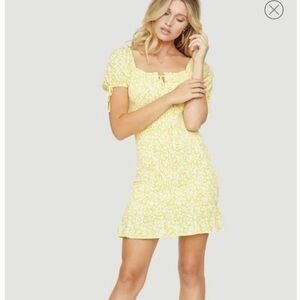 NEW LOST + WANDER Sweet Summer Daze Mini Dress  Size Large Milkmaid